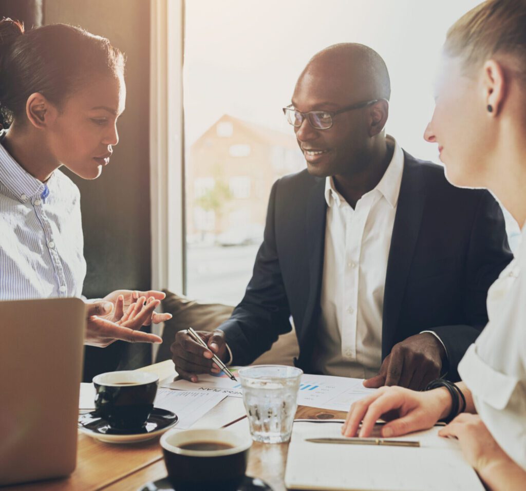 Eligibility and Enrollment Case Study - people meeting